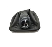 LIANGBAOS Pommeau De Levier De Vitesse Pommeau De Levier De Vitesse Avec Capuchon De Coffre Pour Skoda Pour Octavia II 2 A5 MK2 2004-2010(5speed black)