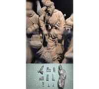 liangcaihua 1/16 Maquette en résine d'un soldat de char allemand de la Seconde Guerre mondiale non peinte et non assemblée (Pas de chars) //n6f39i