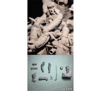 liangcaihua 1/16 Maquette en résine d'un soldat de char allemand de la Seconde Guerre mondiale non peinte et non assemblée (Pas de chars) //n6f34i