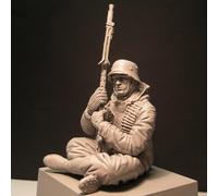 liangcaihua 1/16 Maquette en résine d'un soldat de char allemand de la Seconde Guerre mondiale non peinte et non assemblée (Pas de chars) //n6f15i