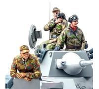 liangcaihua 1/16 Maquette en résine d'un soldat de char allemand de la Seconde Guerre mondiale non peinte et non assemblée (3 personnes，Pas de chars) //n6f52i