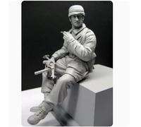 liangcaihua 1/16 Maquette en résine d'un soldat de char allemand de la Seconde Guerre mondiale non peinte et non assemblée (Pas de chars) //n6f19i