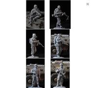 liangcaihua 1/35 Kit de Figurines en résine de Soldats du Commando européen, Non peintes et Non assemblées (6 Figurines) //x4f3L6