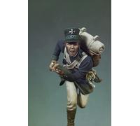 LIANGFANG 1/32 54Mm Guerres napoléoniennes fantassin prussien Figure résine Kit Bricolage Jouets Kits Non assemblé Non Peint