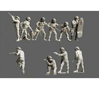 LIANGFANG 1/72 maquettes de Figurines en résine GK Service de contrôle des Drogues des Forces spéciales kit Non assemblé et Non Peint 730