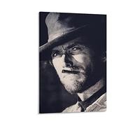 LIANGFANG Clint Eastwood Impression sur toile Motif étoile 20 x 30 cm