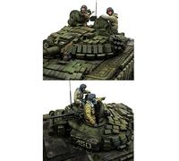 LIANGFANG Kit de modélisme en résine 1/35 GK Crew of the Russian T-72 Tank, kit non assemblé et non peint