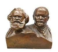 Liangliang988 Grande statue communiste Marx et Lenin en bronze