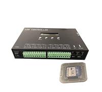 LianGSanSan Contrôleur LED H807SA prend en charge Art-Net, prend en charge un maximum de 8192 pixels, 8 sorties, avec console DMX ou adresse définie pour puces DMX