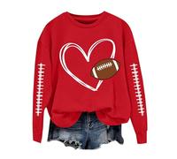 LIANGTUOHAI Femme Sweat Manche Longue Automne Sweat Femme sans Capuche À Col Rond Imprimés Pulls De Sport Leger Décontractés Grande Taille Pulls sans Capuche Les Cent Tendance Doux Sweatshirt Tops
