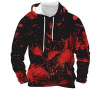 LIANGTUOHAI Sweat De Halloween pour Homme Automne Et Hiver Nouveaux Sweats À Capuche Manche Longues avec Halloween Imprimé Casual Homme Sweatshirt d'halloween Fashion Ample Pull À Capuche avec Poches