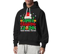 LIANGTUOHAI Sweat De Noël Homme Automne Et Hiver Nouveaux Sweat À Capuche Manche Longues Avec Noël Élléments Imprimé Décontractés Homme Sweatshirt D'noël Mode Grande Taille Pull À Capuche Hiver Chaude