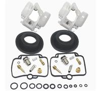 LIANGYIMEI 2 Kits pour Suzuki GS500 GS500E GS500F Kit Réparation Carburateur Carb Plunger Diaphragm Gasket