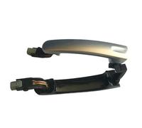 LIANGYIMEI Accessoires De Voiture Poignée Porte Extérieure Noir Argent Pour VW Pour Tiguan Pour Jetta Pour Beetle 2008-2018 5ND 837 205 5ND 837 206(Black,côté droit)