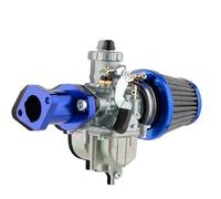 LIANGYIMEI Mini Bike KT196 Go Kart GX160 GX200 6.5hp Clone Engine Air Filter pour Predator 212cc 196cc pour Coleman CT200U BT200X VM22 Carburateur(Blue)