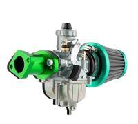LIANGYIMEI Mini Bike KT196 Go Kart GX160 GX200 6.5hp Clone Engine Air Filter pour Predator 212cc 196cc pour Coleman CT200U BT200X VM22 Carburateur(Vert)