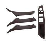 LIANGYIMEI Pour Série 5 F10 F11 520i 523i 525i 528i 535i 4 Pièces RHD Couvercle De Lève-vitre De Porte Intérieure Garniture De Poignée De Traction De Porte (Model A Moka)