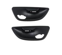 LIANGYIMEI Pour Série 5 F10 F11 F18 2010 2011 2012-2017 LHD RHD Poignée De Porte Intérieure Couvercle De Bol Garniture De Remplacement (Black 1 Pair)