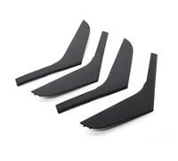 LIANGYIMEI Pour VW Pour GOLF 6 2009-2013 5K4868039A 5K4868040A Voiture Intérieur Porte Accoudoir Poignée Bandes Couverture 4 Pièces/ensemble (4PCS Black)