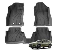 LIANGYIMEI Tapis De Sol De Voiture pour Subaru pour Crosstrek 2024 Tapis De Sol Auto en TPE Toutes Saisons Imperméables Accessoires Gouvernail Gauche Tapis Sol Accessoires(3P)