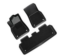 LIANGYIMEI Tapis De Sol De Voiture Tapis De Sol De Voiture Double Couche TPE Imperméables Et Lavables pour Tesla pour Model Y pour Highlad 3 Tapis Sol Accessoires(Style 1)
