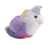 liangyisheng Jouet interactif électrique pour Chat - Jouet en Peluche pour Chat - Réels battements et gazouillements comme Un Oiseau - Rechargeable - avec Herbe à