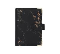 LiangYuanZen Binder Budget Carnet de notes A6, budget à 6 trous, avec poches de reliure, feuilles budgétaires, autocollants d'étiquettes, règle souple, classeur à anneaux, planificateur d'argent