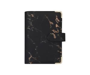 LiangYuanZen Binder Budget Carnet de notes A6, budget à 6 trous, avec poches de reliure, feuilles budgétaires, autocollants d'étiquettes, règle souple, classeur à anneaux, planificateur d'argent