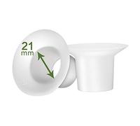 liangzhi Lot de 2 inserts de bride pour protège-poitrine Medela et Spectra 24 mm Utilisation avec Medela Freestyle, Harmony et Sonata pour réduire le tunnel de mamelon de 24 mm jusqu'à 21 mm Convient également aux bonnets Freemie 25 mm
