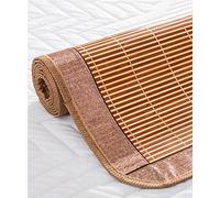 LIANJUN Natte matelas tressé en bambou Foldable Health Bamboo Summer Sleeping Mat Lit double - 1 tapis ( taille : 53"x76"/135*195cm(4.5 ft) )