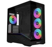 LIANLI Vector V100R Mini Tour PC Case, sans Colonne, Connexion arrière m-ATX/m-ATX/Mini-ITX Carte mère Standard, équipée de 4 Ventilateurs ARGB Standard, V100RMIX, Japonais autorisé