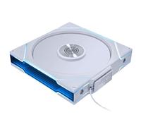 LIANLI Ventilateur ARGB de 140 mm, ventilateur UNI TL, sans fil, 140 WT, emballage unique, 2,4 GHz, sans fil, sans gestion de câbles, FDB LCP, pelle UF-TL140-WLS-1W