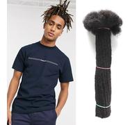 Lianlian Extensions de cheveux humains naturels de 0,6 cm d'épaisseur pour homme/femme, 15,2 cm, 50 mèches, faites à la main, extensions de cheveux humains permanents, peuvent être teints, décolorés