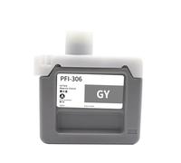 lianqicGou Cartouche d'encre Compatible Jet d'encre 330 ML PFI306 PFI 306 PFI-306 for imprimantes IPF8400S, IPF9400S, IPF8400, IPF9400 et IPF8300(PFI-306-1 GY)