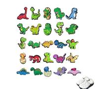 LIANRISES 25 Pièces Dinosaure Pins pour Crocs Stitch Charmes De Chaussure Shoe Decoration Charms
