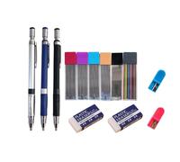 LIANRISES 3 Criterium 2mm Criterium Dessin Porte Mine 2mm 6 BoîTes De Pinceaux 2b Et 2 Morceaux De Gomme Et 2 Rouleaux Pour L'éCole L'éCriture Le Dessin