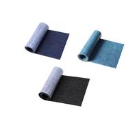 LIANRISES 3 Pièces 8x51cm Patch Thermocollant Tissu Thermocollant Jean Patch Jeans Thermocollant Jean Patch Thermocollantdenim Jeans Patch à Repasser Thermocollant Couture Bleu Jean