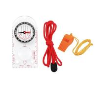 LIANRISES Boussole Randonnée Boussole Enfant Boussole Millieme Boussole Magnétique avec Capteur Compatible Boussole Militaire étanche à l'eau Viseur Loupe avec Sifflet