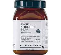 Liant de broyage acrylique 200 ml Transparent