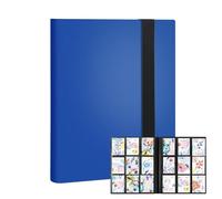 Liant de cartes, dossiers de cartes à échanger de 9 poches, organisateur à collectionner avec rangement imperméable, 12.01x9.65x0,79 pouces, idéal pour les amateurs de gibier sportif pour les