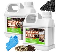 Liant Gravier ExtéRieur 2L, Liant Pour Gravier, Colle Gravier Exterieur Convient pour Fixation De Pierres DéTachéEs, Colle Cailloux ExtéRieur, Fixateur Gravier ExtéRieur