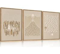 lianyibo Grande toile murale chrétienne représentant Jésus, décoration murale bohème avec brebis perdue, impressions abstraites de versets bibliques pour le salon (20 x 30 cm x 3 / sans cadre)