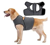 LIANZIMAU Manteau Anti-anxiété pour Chien - Gilet Relaxant pour Chien Contre Le Tonnerre, Feux d'artifice et Séparation，Anti Stress Manteau Apaisant Veste Chiens de Petite Moyenne Grande Taille