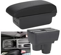 LIAOAL Accoudoir pour Renault Dacia Duster 2019-2024, Boîte Rangement Console, Accoudoirs avec Compartiment de Rangement Central Console Organiseur