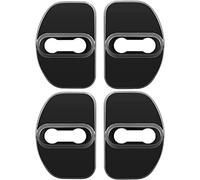 LIAOAL Couvercle Serrure Porte de Voiture 4 Pièces pour BMW 3 Series F30 2013-2019, Protection Capuchon Boucle Verrou en Acier Inoxydable.