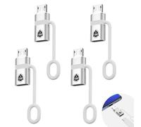 Liaoan Weiyu Lot de 4 adaptateurs USB-C vers micro USB, prend en charge la charge rapide de 18 W et le transfert de données, convient pour les adaptateurs USB-C vers micro prise, ne convient pas pour