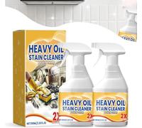 Liapu Lot de 2 nettoyants d'huile lourde de cuisine tout usage, nettoyant puissant pour taches d'huile de cuisine, nettoyant moussant pour ennemi d'huile de cuisine