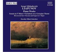 Liapunov: Piano Works Sonata In F Minor