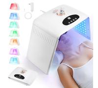 LIARTY Masques faciaux à LED de luminothérapie,7 couleurs PDT led masque, masque facial de photothérapie pour le rajeunissement de la peau, la luminothérapie du visage pour l'anti-âge