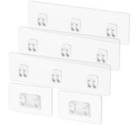 LIASDIVA 5 Pièces Adhésifs De Rechange pour Support De Douche Crochets Adhésifs Puissants Étagère De Salle Bain Panier Porte Savon (Convient aux lignes suspendues)